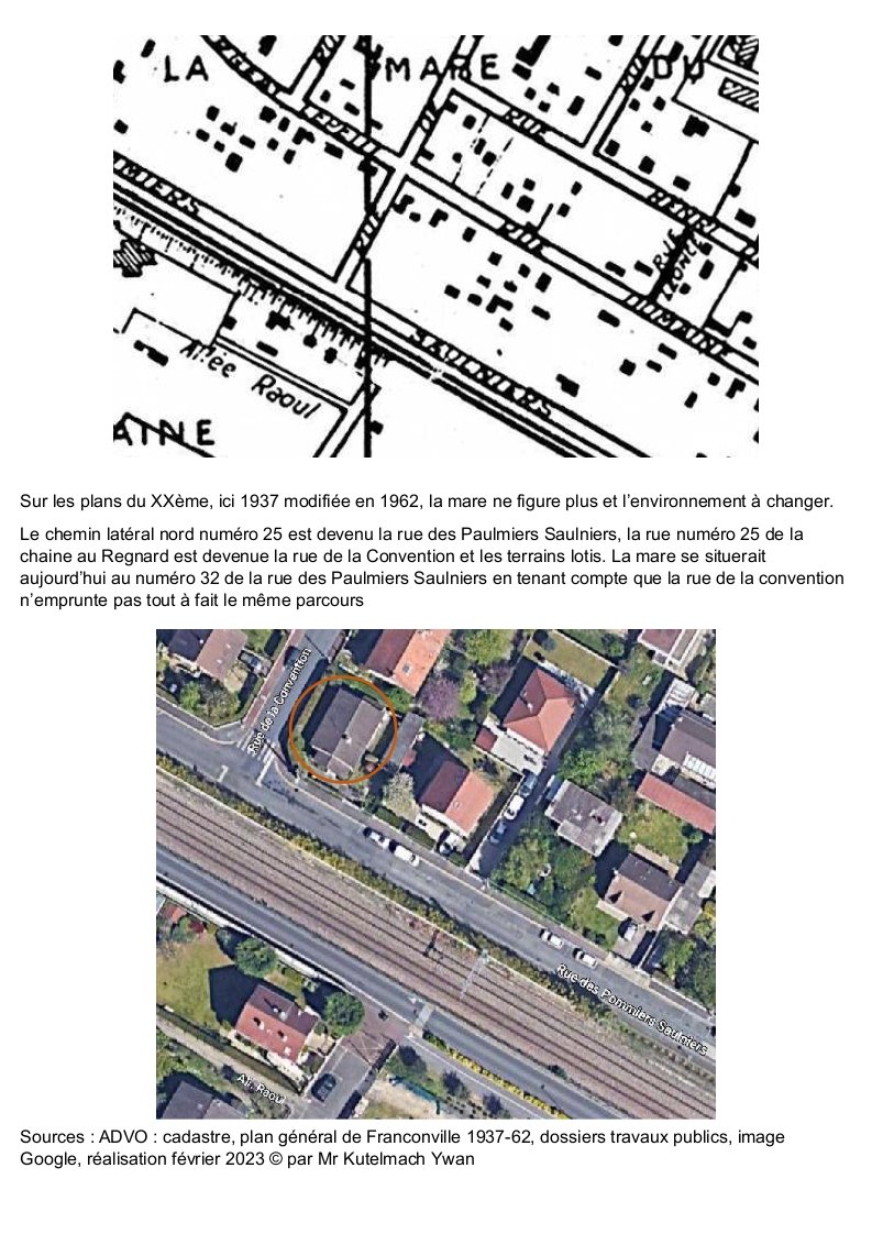 La mare du Plessis Si Franconville nous était conté